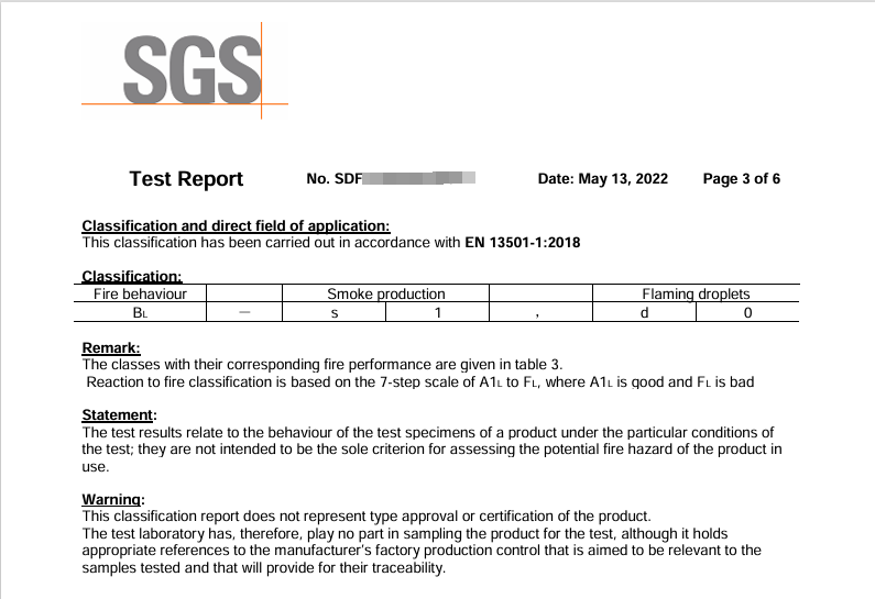 SGS Brandwerend